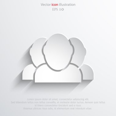 işadamı vektör simgesi