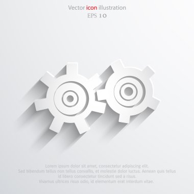 dişlilerin vektör simgesi