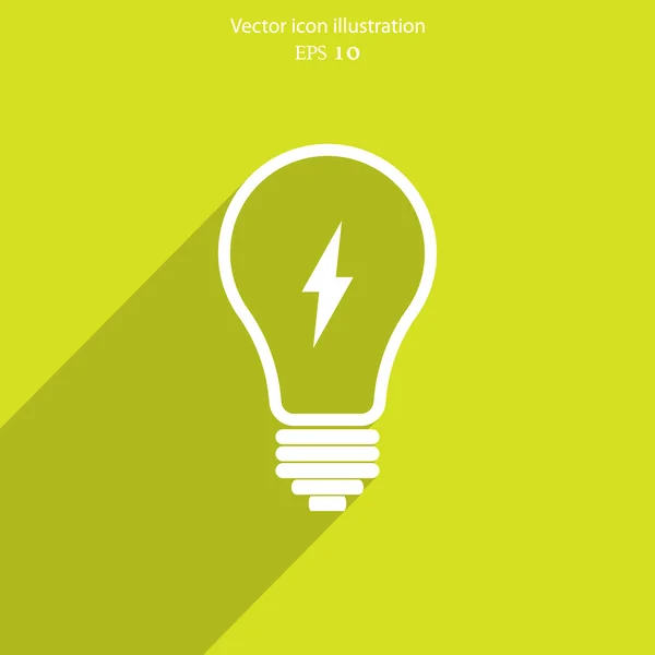 Vector Light bulb icon — Stock Vector