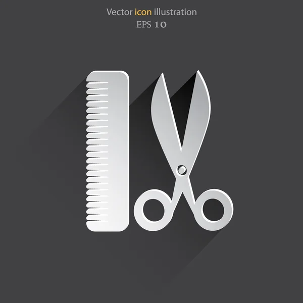 Vector hair salon tools — Stock Vector