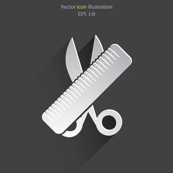 Vektor-Friseurwerkzeuge — Stockvektor