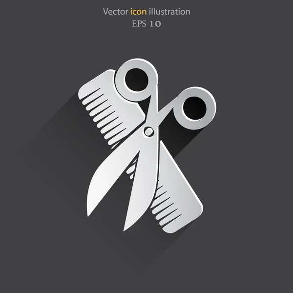 Vector hair salon tools — Stock Vector