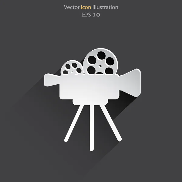 Ikona webového fotoaparátu — Stockový vektor