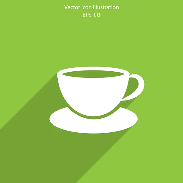 Vector warme drank web pictogram — Stockvector