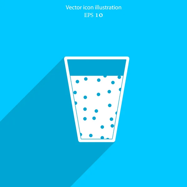 Vector juice glass — Stock Vector