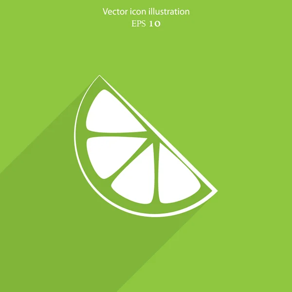 Vector limón icono web — Archivo Imágenes Vectoriales