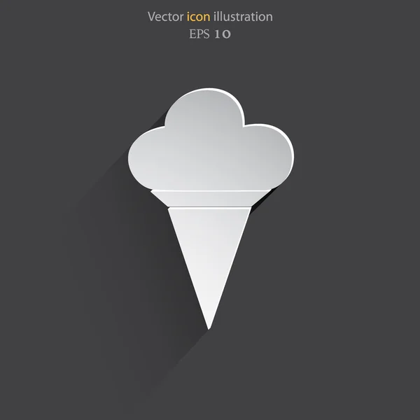 Icona web del gelato vettoriale — Vettoriale Stock