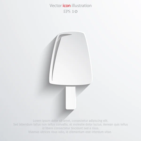 Vector icono web helado — Vector de stock