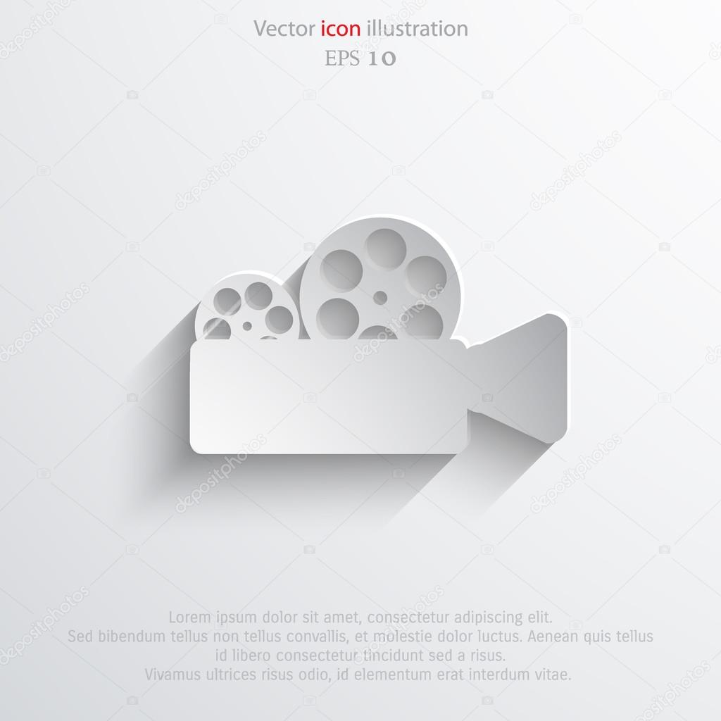 Vector camera web icon