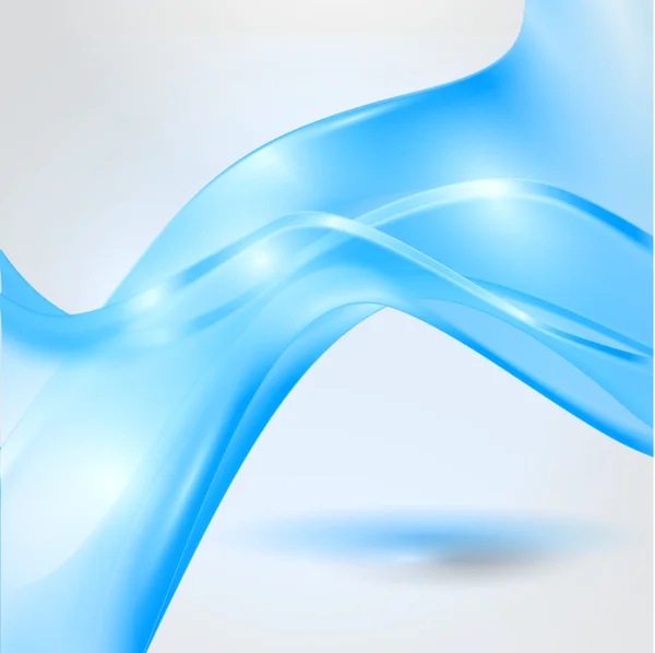 Abstraktní vlající modré pozadí — Stock fotografie