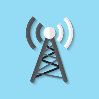 Vektör kablosuz web simgesi