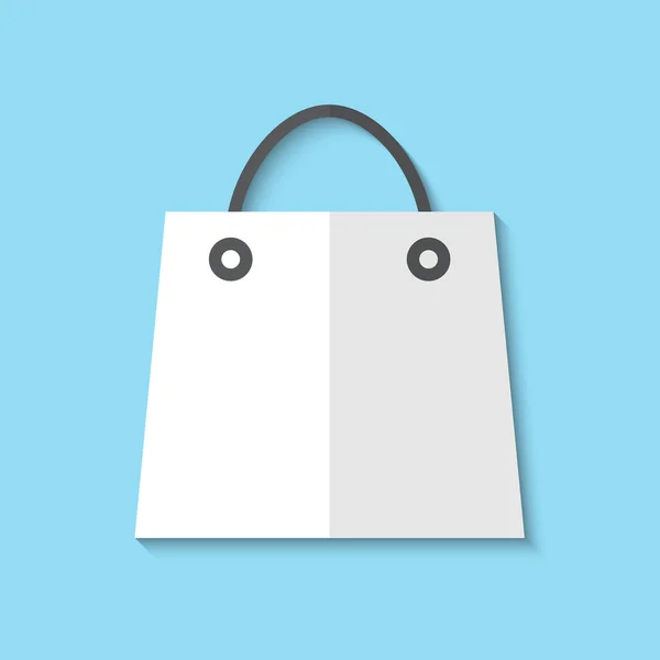 Vector cesta de compras web flat ícone —  Vetores de Stock