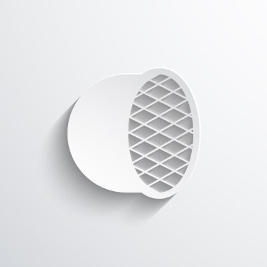 Araba Far flat simgesi.