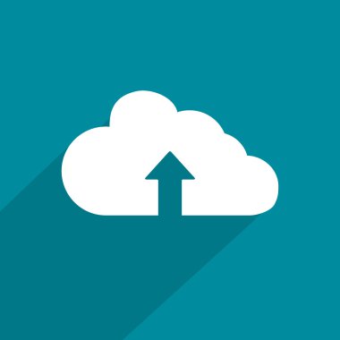 Bulut düz simgesini yüklemek.