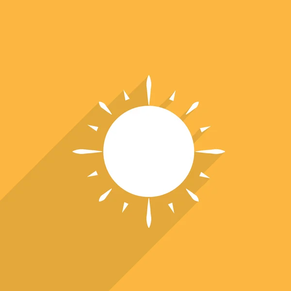 Sun webes lapos ikon. — Stock Fotó