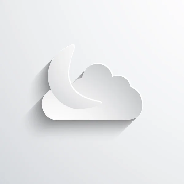 날씨 웹 평면 아이콘. — 스톡 사진