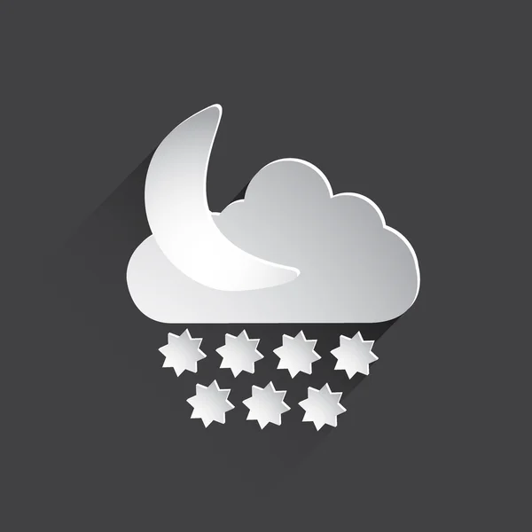 Weather web flat icon. — Stock Photo, Image