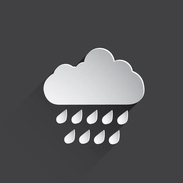 Wetter Web flach Symbol. — Stockfoto
