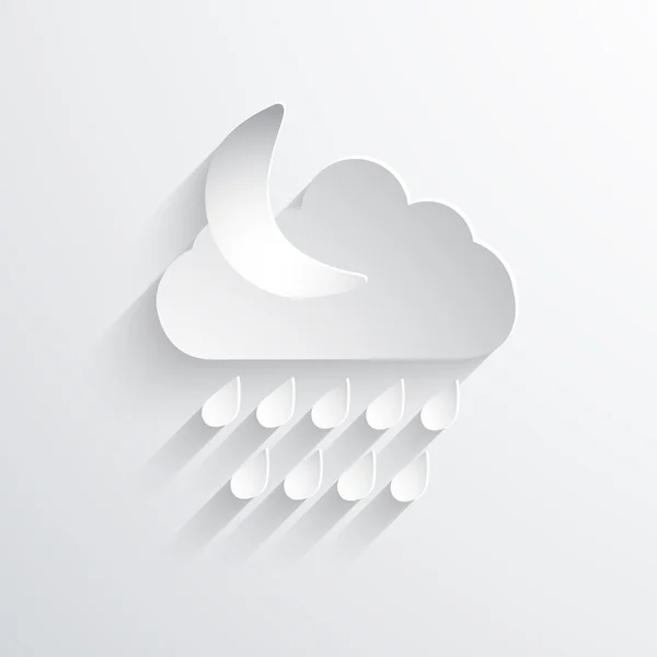 Wetter Web flach Symbol. — Stockfoto