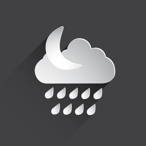 Weather web flat icon. — Stock Photo, Image