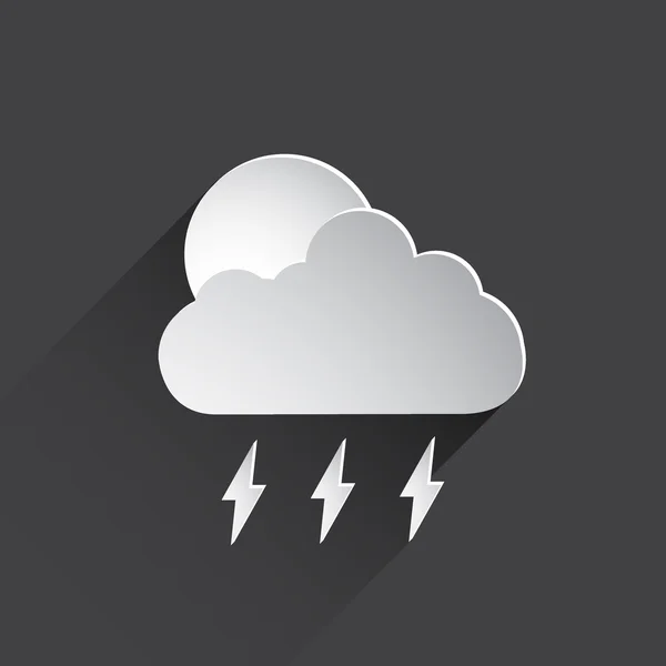 Weather web flat icon. — Stock Photo, Image