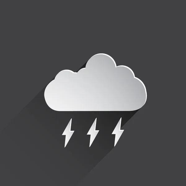 Weather web flat icon. — Stock Photo, Image