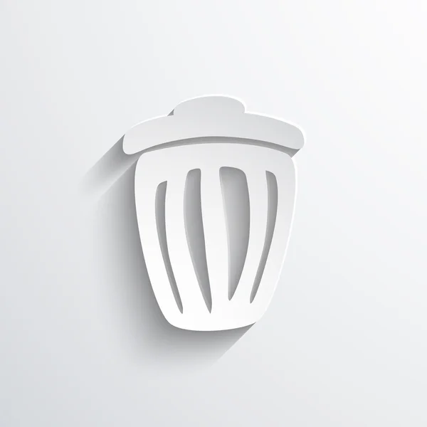 Trash can web icon — Stock Photo, Image