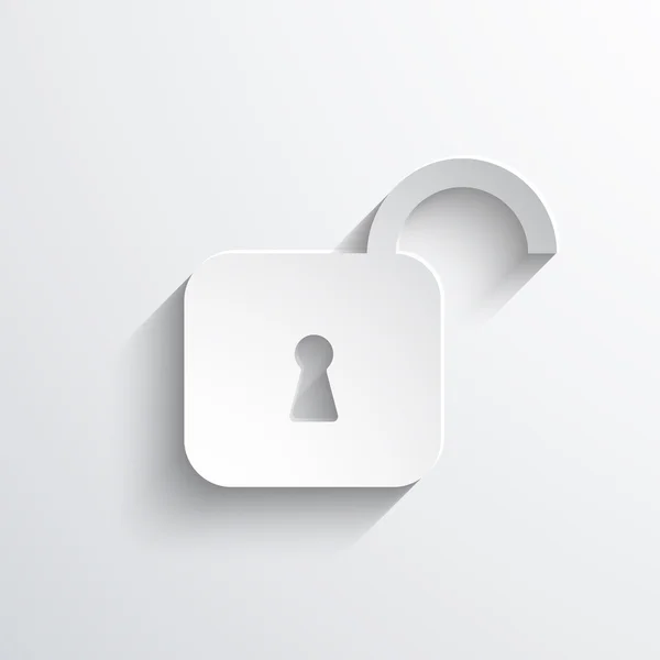 Padlock web icon — Stock Photo, Image