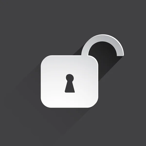 Padlock web icon — Stock Photo, Image