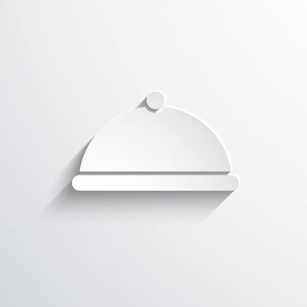 Restaurant cloche web icon — Stockfoto