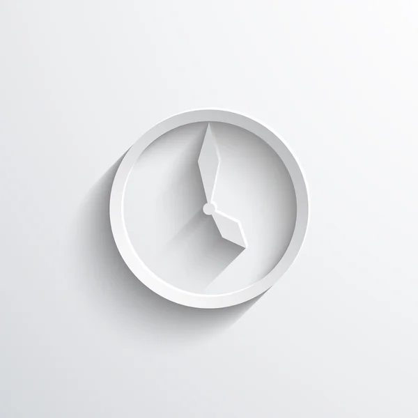 Clock web flat icon — Stock Photo, Image