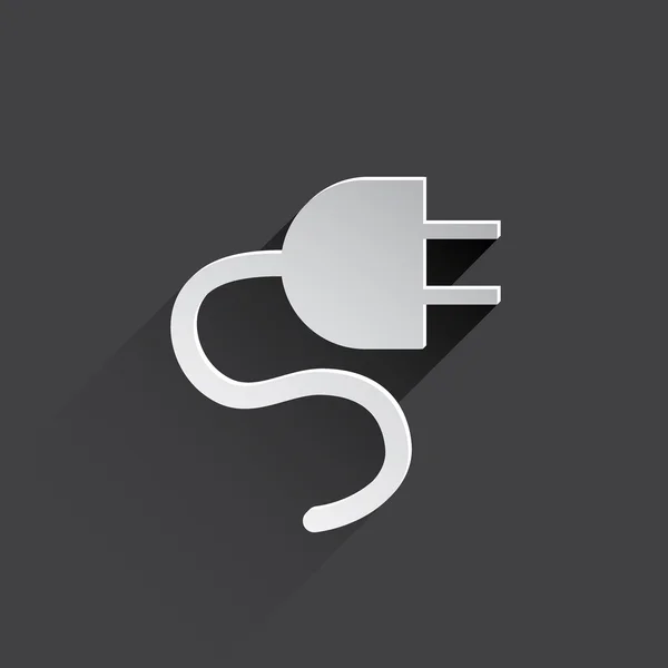 Electrical plug web icon — Stock Photo, Image