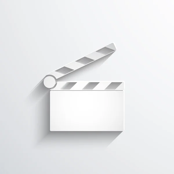 Filmklapper web pictogram — Stockfoto