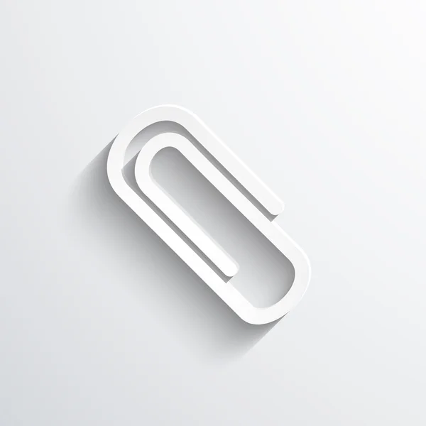 Hârtie clip web icon — Fotografie, imagine de stoc