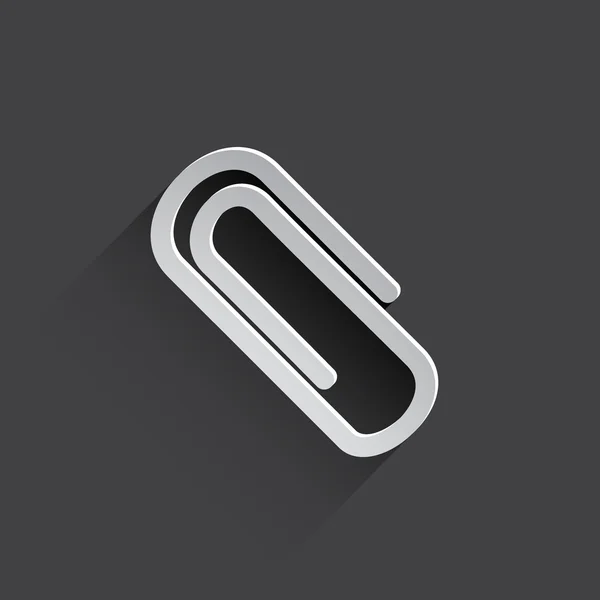 Paper clip web icon — Stock Photo, Image