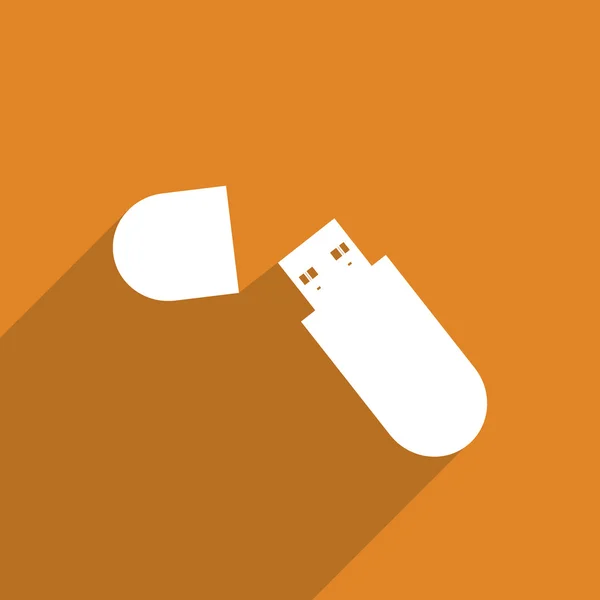 Usb flash drive web icon — Stock Photo, Image