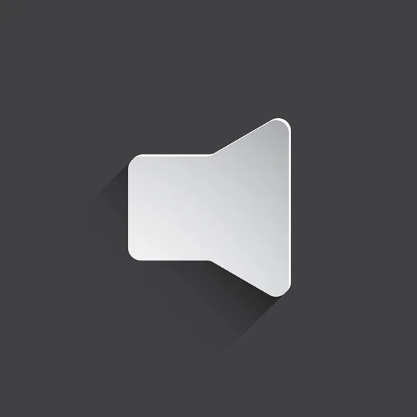 Hangszóró-web ikon — Stock Fotó