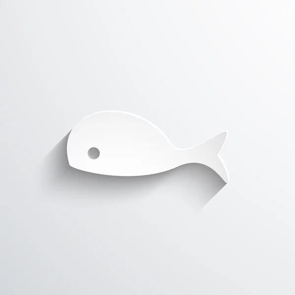 Ícone web peixe — Fotografia de Stock