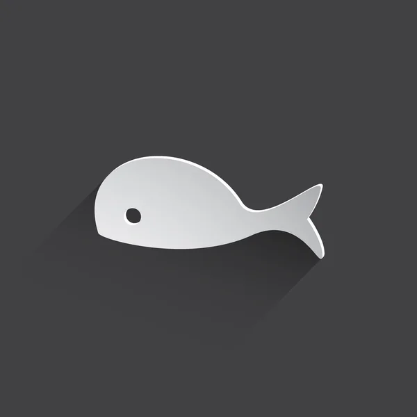 Icono web de pescado — Foto de Stock