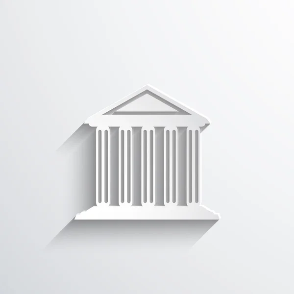 Bank, school icon — Stockfoto