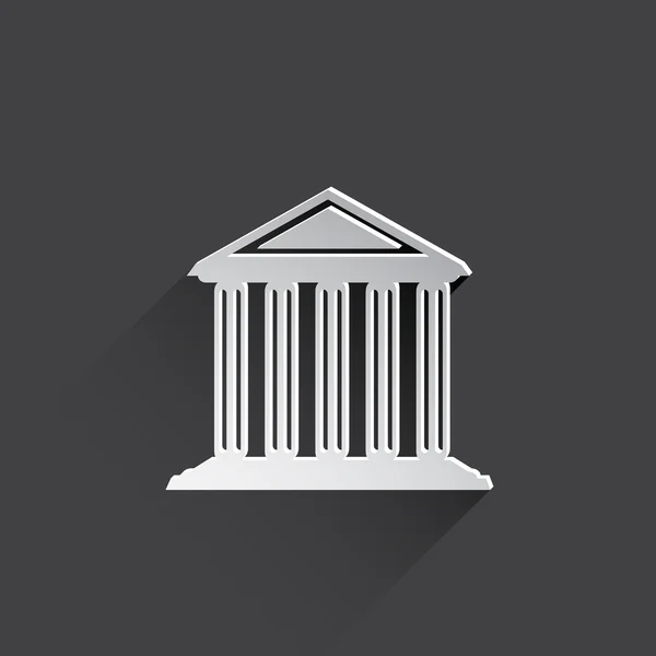 Banco, ícone da escola — Fotografia de Stock