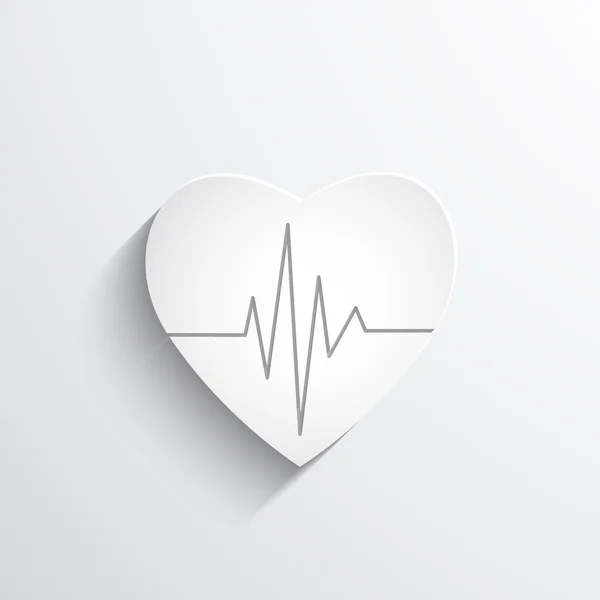 心电图或心脏的节奏 — 图库照片