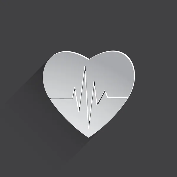 Cardiogram of hart ritme — Stockfoto