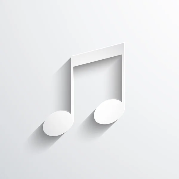 Music note web icon . — стоковое фото