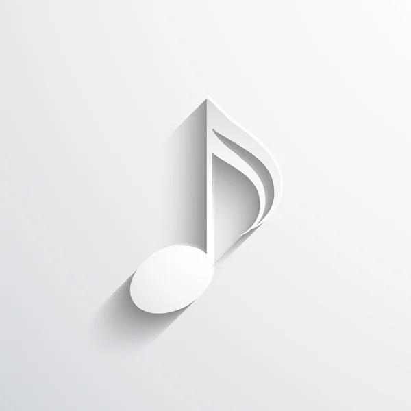 Music note web icon . — стоковое фото