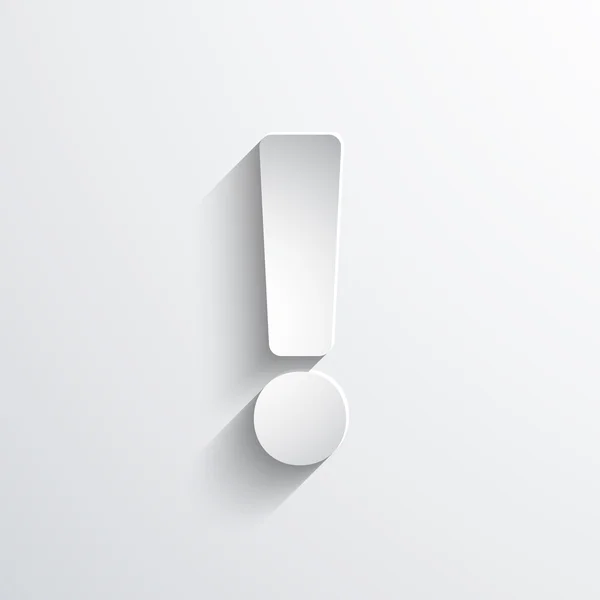 Exclamation web icon background — Stock Photo, Image