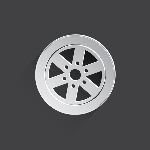 Tyre web icon. — Stock Photo, Image