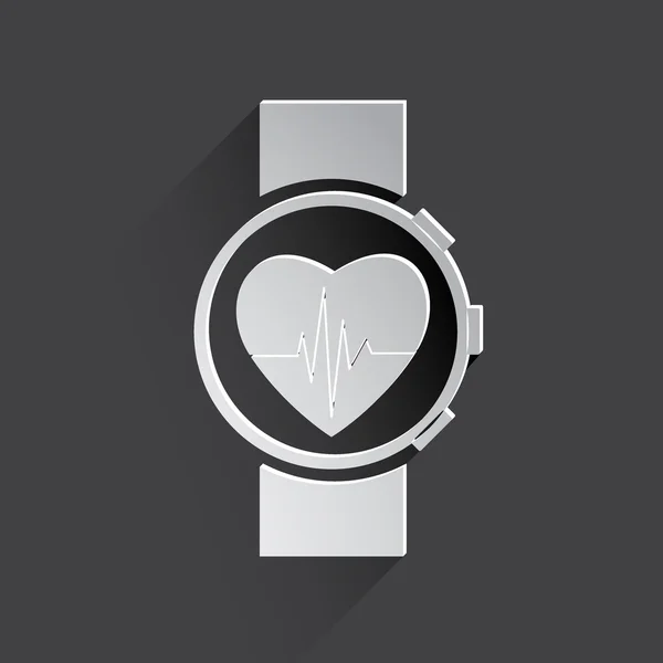 Icono web reloj médico . —  Fotos de Stock