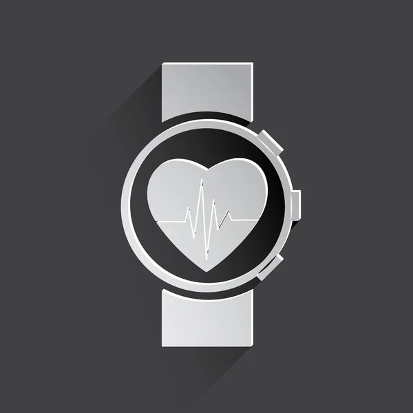 Icona web orologio medico . — Foto Stock