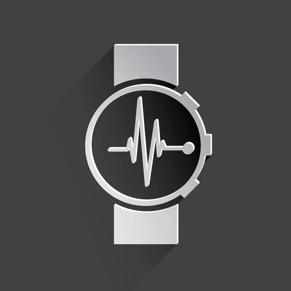 Medische horloge web pictogram. — Stockfoto